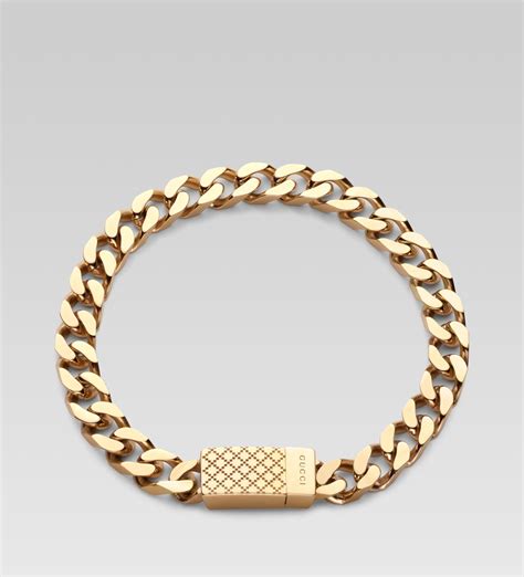 gucci gold bracelet men|real gold gucci bracelet.